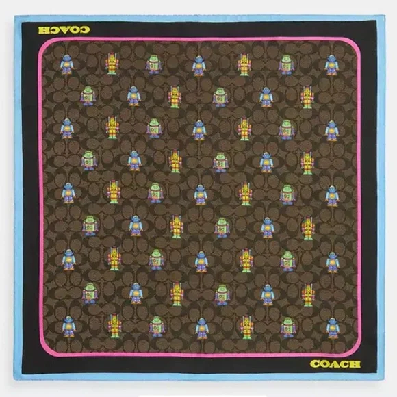 Coach Cosmic Coach Signature Robot Print nwt in packaging - Picture 1 of 3